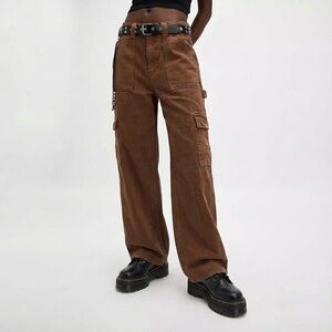 100% Cotton Vintage Brown Cargo Pants